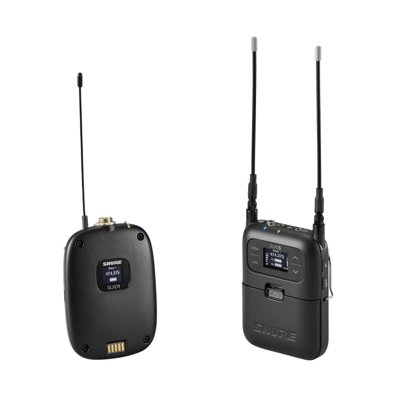 SLXD15-G59 - Cyfrowy nakamerowy system bezprzewodowy z nadajnikiem bodypackSHURE